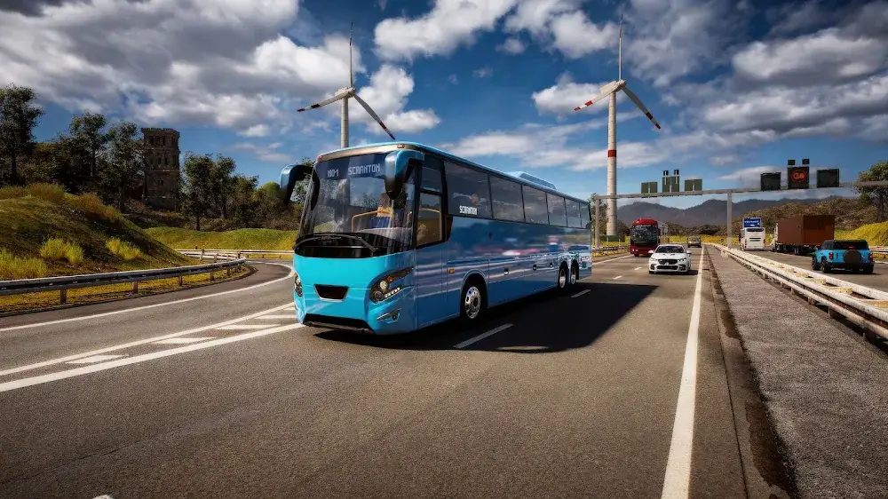 Autobus na dálnici v Bus Simulator : EVO