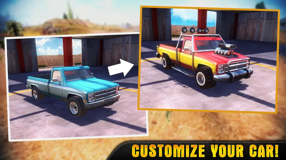 Úprava terénního vozu ve hře OTR - Offroad Car Driving Game